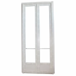 Porte fenêtre pvc blanc 2 vantaux  2360x1025cm